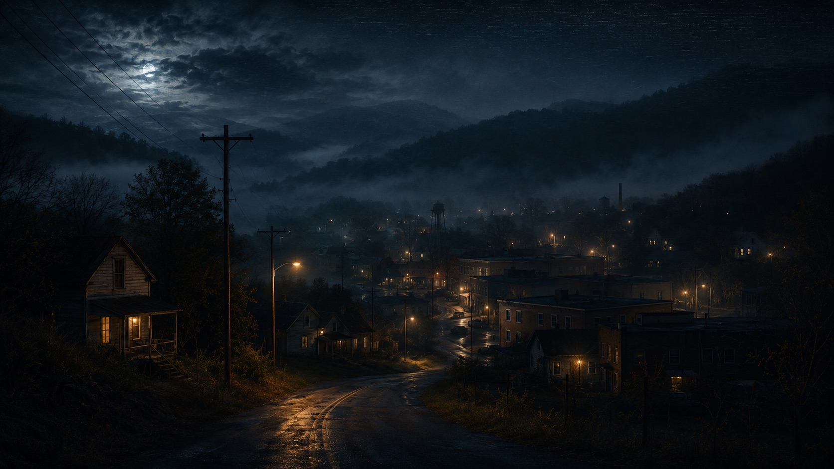 Moonlit Lenor County atmosphere art
